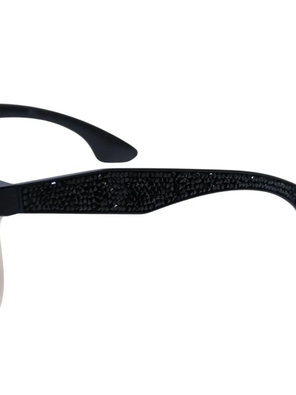 Miu Miu Cat Eye Sunglasses Eyewear Rhinestone Black